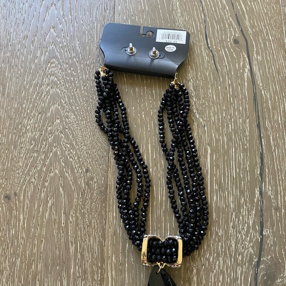 Designs by Jil black beaded necklace - Picture 4 of 4